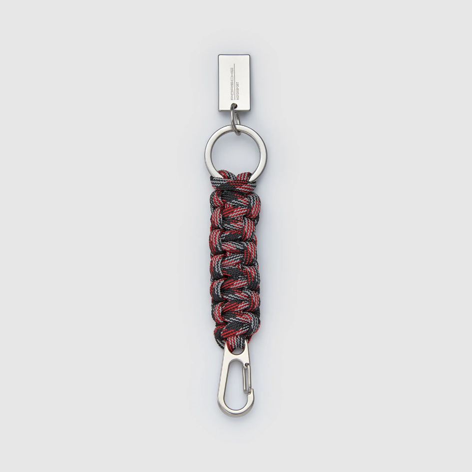Porsche Motorsport Paracord-Keyring