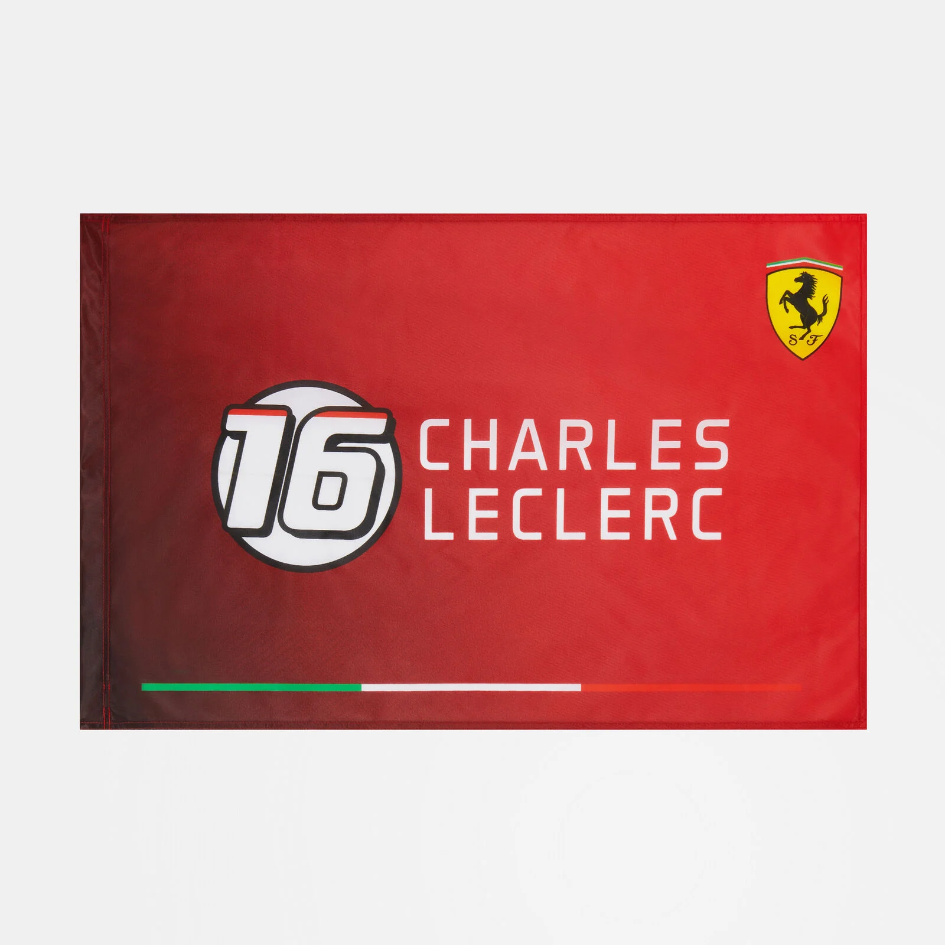 Scuderia Ferrari Flagge Charles Leclerc 16