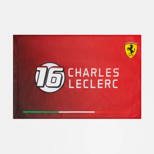 Scuderia Ferrari Flagge Charles Leclerc 16